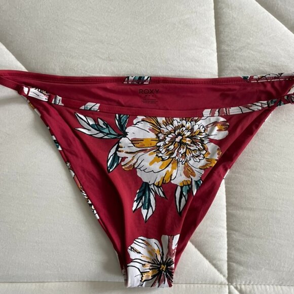 Roxy Women's Print Beach Bikini Bottom - M - Picture 1 of 2
